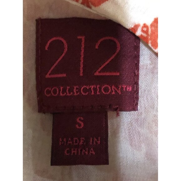 212 Collection ~ Orange Sleeveless Top ~ Size Small - Picture 5 of 7